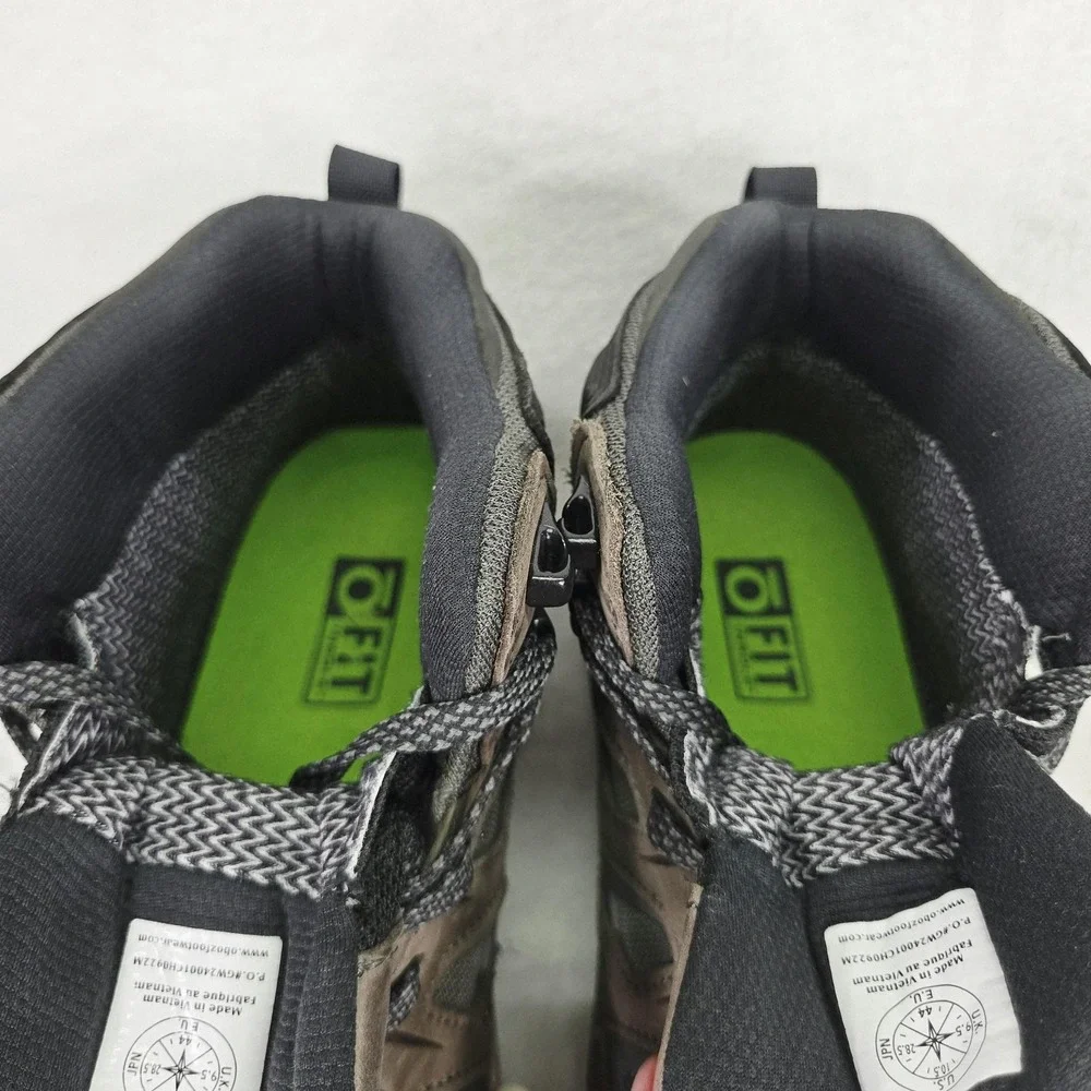 Oboz Boots Mens 10.5 Brown Sawtooth Nubuck BDRY Waterproof Cordura Hiking Trail